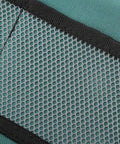 Close-up of mesh pocket on Foldable Portable Garden Tool Pouch And Kneeling Stool Bag For Outdoor Gardening with large capacity storage.