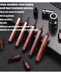 Get This Awesome 40 Pc Torx Star Spline Hex Socket Bit Set With Durable S2 Alloy And CR-V Steel Screwdriver Kit For Heavy Duty Repair Jobs That Break Loose Rusty Stuck Bolts Without Bending Or Cracking Under High Torque.