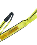 3-Inch By 6-Foot Poly Web Lifting Sling Eye And Eye 2-Ply 19200 Lb Basket Rating For Crane Rigging Pro Use Advant-Edge Yellow Polyester