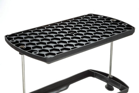 Beefy Heavy Duty Adjustable Marine Battery Tray With Hold Down 27 Series USCG ABYC Compliant Black Boat Battery Mount