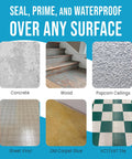 No Muss No Fuss Asbestos Sealer And Floor Primer Encapsulant Locks Down Old Mastic For Epoxies Self Leveling And Tiles Medium Grey One Gallon Rock Solid Grip on various surfaces including concrete, wood, and tile.