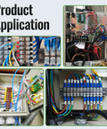 15A Screw Terminal Block Kit With Dual Row Covered Design For Four, Five Or Six Position Blocks 400V Pre Insulated Barrier Strips in use