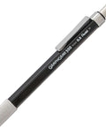 Graph Gear 500 Automatic Drafting Pencil 0.5mm with slick black barrel and slim beveled grip, perfect for precision technical drawing.