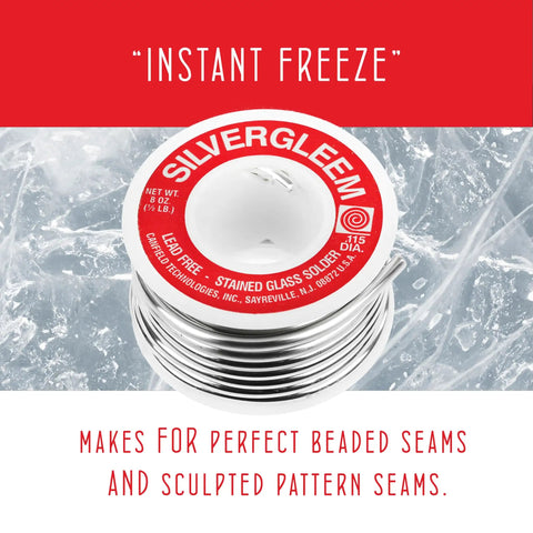 Lead Free Silver Solder Wire For Stained Glass Soldering And Jewelry Making Ninety Six Tin Four Silver Alloy Half Pound Spool