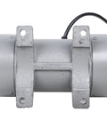 Side view of Beefy Heavy Duty 280W Electric Concrete Vibrator Motor 110V 60Hz 2840RPM 300kgf with mounting brackets.