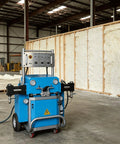 Heavy Duty Polyurea Spray Machine For Foam Insulation And Waterproof Coating in industrial space for effective insulation.