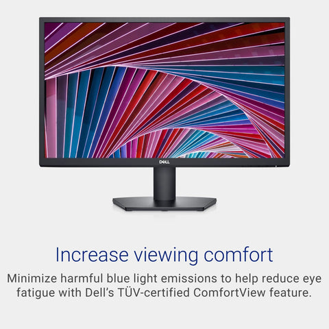 Front view of SE2422HX 24 Inch Full HD Monitor With ComfortView Eye Comfort Blue Light Reduction Anti Glare Screen