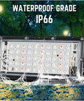 Security Lights 50W Led Floodlight Ip65 Waterproof Led Spotlight with shown in water, highlighting the IP66 waterproof feature.