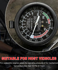 Heavy Duty Auto Fuel Pump And Vacuum Test Gauge Kit showing compound meter dial for pressure and vacuum measurement.