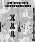 14 Piece Blind Hole Bearing Puller Kit With Internal Bearing Extractor And Slide Hammer Expandable Collets Carry Case