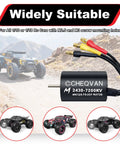 2430 7200KV Brushless Motor and 35A ESC Combo for Traxxas RC Cars Waterproof Sensorless Motor visible with RC car models