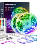 Ultra Long 32.8ft RGB Led Strip Lights Kit With 300 5050 LEDs, remote control, 44 keys, DIY color options, package view