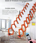 Rock Solid Aluminum Alloy Pull Down Attic Ladder Built Tough Motorized Stealth Loft Stairs with remote and folding design.