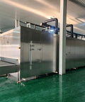 High Capacity Industrial IQF Tunnel Freezer Built Different Stainless Steel Conveyor Belt Blast Freezing System in factory.