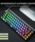 Ridiculously Snappy 68 Key Mechanical Gaming Keyboard Featuring Lightning Fast Hall Effect Magnetic Switches Delivered At 8000Hz Polling Rate For Butter Smooth Actuation And Zero Lag Gameplay with RGB backlit keys.