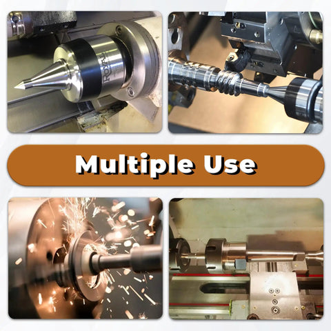 MT3 Collet Set For Milling And Lathe Work From One Eighth To Three Quarters Inch With Three Eighths Inch Threaded Back Drawbar Fit