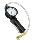 3081 Dial Tire Inflator With 3 In 1 Inflate Deflate And Pressure Gauge, Pro Grade Aluminum Die Cast Body, 21 Inch Stainless Hose