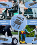 Versatile 42V 2A Scooter Charger With Four Tips For Your Rides 5.5x2.1mm, 5.5x2.5mm, 8mm 3 Prong And RCA Universal Battery Charger display
