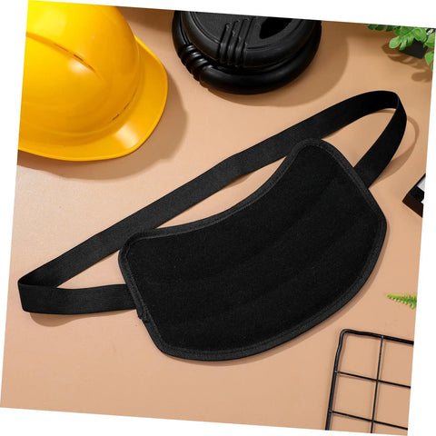 Ergonomic Wear-Resistant Shoulder Pad For Workers Heavy-Duty Canvas And Felt Cushion For Carrying Gear At Warehouses And Construction Sites Worksite-Ready Reusable Comfortable Back Support Durable Shock Absorption, black