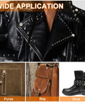 Straight Up Top Shelf 1/2 Dome Spike Studs With Screw Back For Leather Jacket Craft Bag Making Heavy Duty Metal Rivets on leather jacket and accessories.
