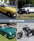 Heavy Duty Torpedo Fuse Kit For Gnarly Vintage Rigs And Classic Muscle Cars 5A 8A 10A 16A 25A 40A showcased with vintage cars and motorcycle.