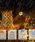 Solar Garden Lights Outdoor Hanging Lanterns With Waterproof IP65 Design lighting garden path in rain