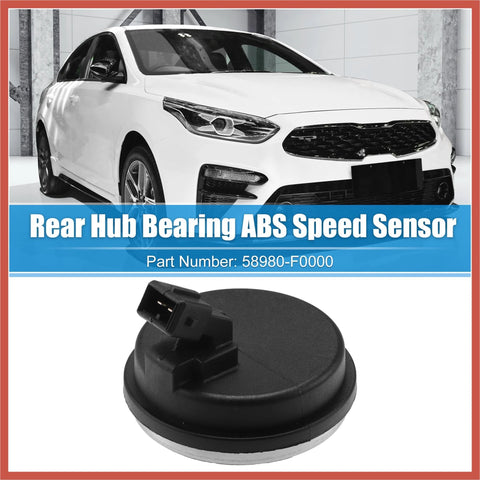 Rear Hub Bearing ABS Speed Sensor Cap For Hyundai Veloster Elantra GT And Kia Forte 2019 To 2023 With OE 58980F0000