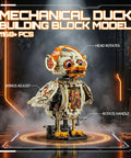Gear Driven Mechanical Duck Build Set With Rotating Head And Moving Wings, Motor Drive Module, 1168 Piece Engineering Toy, Epic Gift For Adults And Tech Enthusiasts, Creative STEM Project For Birthday, front view