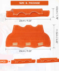 Hard Hat Sweatbands 2 Pack Washable Sweat Band Liners, Flame Retardant Cotton Replacement, size dimensions