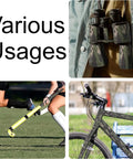 Camouflage Grip Tape 4 Roll Pack Self Adhesive Protective Fabric Tape for outdoor gear, sports equipment like bikes and field hockey.