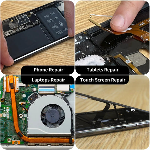 Two And Three Millimeter Wide 50M LCD Repair Tape Adhesive For Phone Screens Includes Handy Tweezers for device repairs
