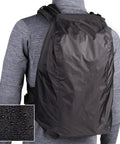 Urban Access 13 Side Loading Camera Backpack shown with waterproof cover, highlighting protection for all-day comfort on-the-go photographers.