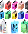 40 Pcs Reusable Gift Bags With Handles Set Includes 20 Iridescent Gift Bags And 20 Tissue Papers For Employee Appreciation Bulk Gifts Displayed