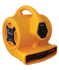 Yellow Mini Mighty 1/5 HP 800 CFM centrifugal air mover with daisy chain design, ideal for carpet drying and restoration.