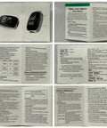 User manual showing details for On The Go Handy Finger Pulse Oximeter With Respiration Rate Accurate SpO2 PR And PI Monitor