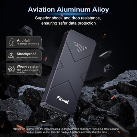 1TB USB4 Portable External SSD With Active Cooling Fan Delivers Up To 3,700 MB/s Read For Creators On The Go, Compatible With Mac Mini, MacBook, iPhone 15 And 16, iPad, iMac And Tablets, Plug And Play External Solid State Drive