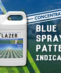 Blue Spray Pattern Indicator Dye For Lawns And Turf, Concentrated Water Based Marking Dye For Weed Sprays, 1 Gallon 128 Ounces