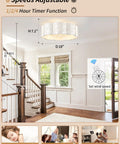 18" Coastal Boho Capiz Shell Ceiling Fan with Light and Remote,Flush Mount in a stylish living room setting.