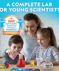 Children using Junior Chemistry Lab Kit For Kids Aged Four And Up With Fifty Hands On Experiments And Twenty Plus Lab Tools
