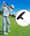 Dual Bit Golf Torque Wrench With T20 And T25 Heads, Universal Shaft Adapter, Plastic And Stainless Steel golf tool on golf course