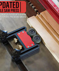 Premium Bearing Roller Featherboards For Table Saw Woodworking Accessories Spring Loaded Build slaps down friction with bearing rollers.