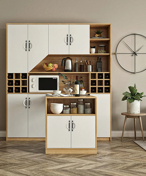 Modern kitchen cabinet with Ten Pack Black And Brushed Satin Nickel Cabinet Pulls With Three And Three Quarter Inch Hole Centers.