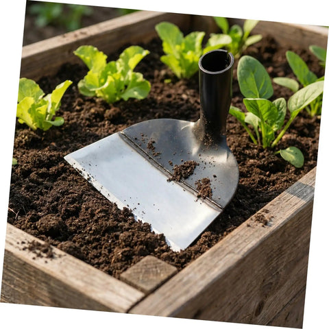 Heavy Duty Garden Hoe For Weeding With Steel Construction Sturdy Outdoor Hand Tool for Garden Beds with plants