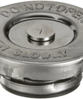 OE Type Radiator Cap With Precise Pressure Control And Vacuum Relief Valve Easy Install No Adjustment Needed Basically Fits Any Car Or Light Truck Keeps Coolant In And Prevents Overpressure, metal cap with caution engraving