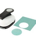2 Inch Circle Hole Punch Cutter for Paper Circles Craft Punch with cut paper circle and scrapbooking material