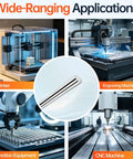 Cool 2 Pcs 6mm By 400mm Linear Motion Rods Shaft Guide Precision Rails for smooth gliding in automation equipment.
