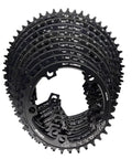 Round 110 BCD Chainring Narrow Wide 36T To 52T For 7 To 12 Speed Chains Aluminum 7075 Black With Beefy Retention Low Friction Quiet Ride