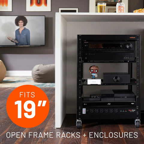 Rack Cable Management Kit With 1U Tie Bars, 24 Zip Ties, 8 Cage Nuts And 8 Screws For 19 Inch Open Frame Racks And Enclosures.