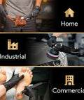 Black nitrile gloves, size Large, 6 mil thick; powder-free and latex-free for home use.

Black nitrile gloves, size Large, 6 mil; powder-free and latex-free for automotive/industrial tasks.

Black nitrile gloves, size Large, 6 mil; powder-free and latex-free for commercial foot care with a nail drill.