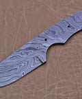 Dope Damascus Skinning Knife Set Four Piece Hand Forged Full Tang Blades 7.5 8.5 And 9 Inch Long With 3 To 4 Inch Cutting Edges blade